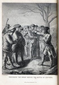 Frederik de Grote voor de Slag bij Leuthen, 1882 door Paul Haendler