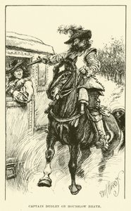 Kapitein Dudley op Hounslow Heath (gravure)