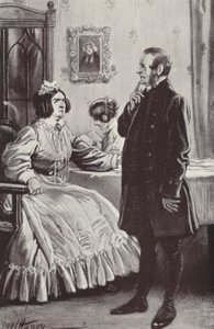 Illustratie voor Barchester Towers door Anthony Trollope door Paul Hardy