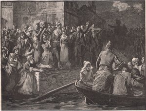 Terugtocht van de royalisten uit Toulon AD 1793 door Paul Hardy
