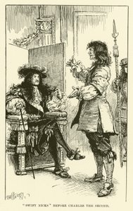 "Swift Nicks" voor Karel II (gravure) door Paul Hardy