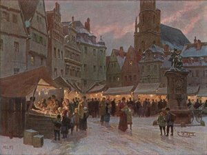 Kerstmarkt door Paul Hey