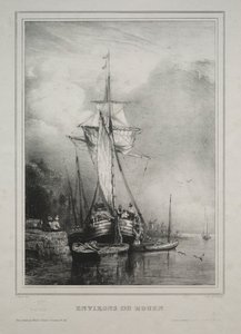 Zes Mariniers: Omgeving van Rouen, Frankrijk, 1832