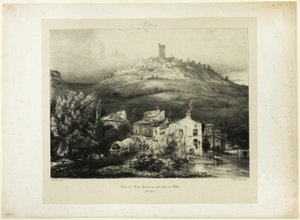 De Toren van Mont-Perrou, Gezien vanaf de Oevers van de Allier (Auvergne)