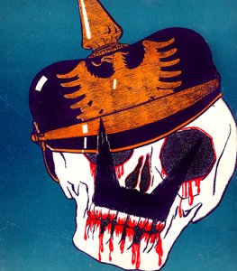 Karikatuur van Kaiser Wilhelm, 13 april 1916