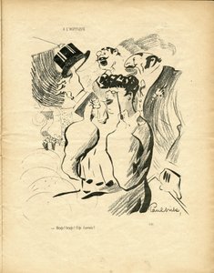 Illustratie door Paul Iribe (1883-1935) in De Wilde Eend door Paul Iribe