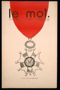 La cicatrice, voorpagina van 