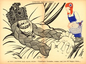 The Temoin, Satirisch in Kleuren door Paul Iribe