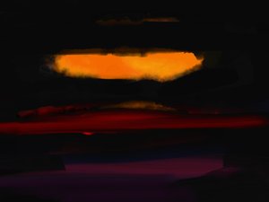 Mal of Moher, 2024 (digitale kunst) door Paul Kempton