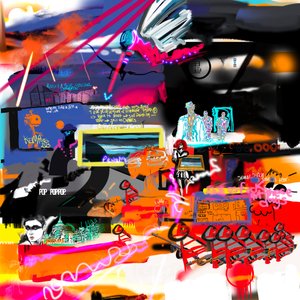 Parijse menigte, 2023 door Paul Kempton