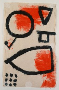 Alea Jacta (De teerling is geworpen) door Paul Klee