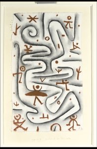Gebied van hoge geestdrift door Paul Klee