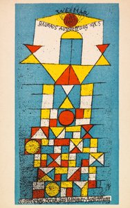 Bauhaus Tentoonstelling. Ansichtkaart