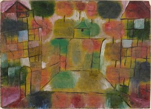 Baum und Architektur--Rhythmen (Boom en Architectuur--Ritmes) door Paul Klee