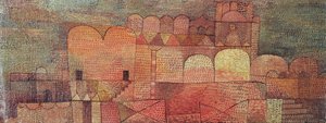 Kathedraal door Paul Klee