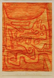 Demonie van de gloed door Paul Klee