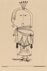 De Heks met een Kam door Paul Klee