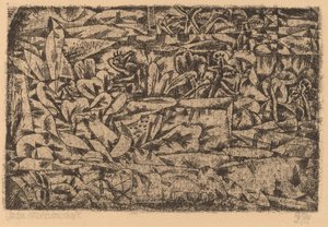 Tuin van Passie door Paul Klee
