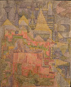 Tuin van het kasteel door Paul Klee