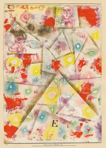 Gedenkblad E, 1924 door Paul Klee