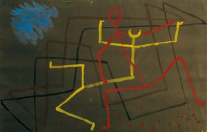 Geel verliest door Paul Klee