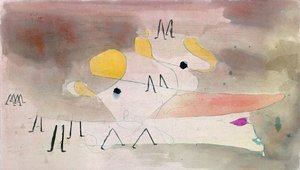 Geest en volgelingen door Paul Klee