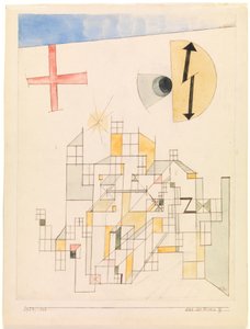 Huis van Firma Z door Paul Klee