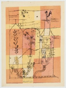 Hoffmanneske scène, 1921 door Paul Klee