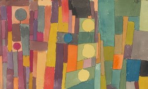 In de stijl van Kairouan, gematigd overgebracht door Paul Klee