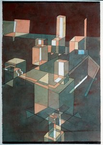 Italiaanse stad door Paul Klee