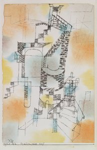 Italiaanse Binnenplaats door Paul Klee