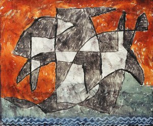 Meer spook door Paul Klee