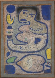 Liefdeslied bij nieuwe maan door Paul Klee