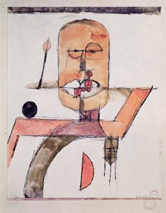 De mens is de mond van de Heer door Paul Klee