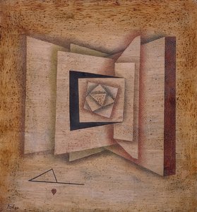Open boek. 1930 door Paul Klee