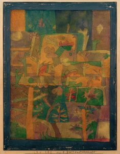 Oosterse tuinlandschap door Paul Klee