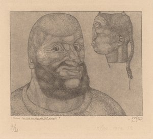 Perseus (De Triomf van Verstand over Lichaam) door Paul Klee