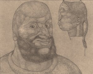 Perseus - De Triomf van de Geest over het Lichaam door Paul Klee