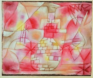 Plan voor tuinarchitectuur door Paul Klee