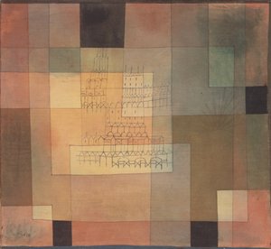 Polyfone architectuur door Paul Klee