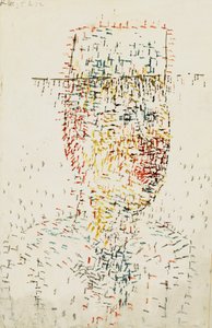 Portret van een Jonge Man door Paul Klee