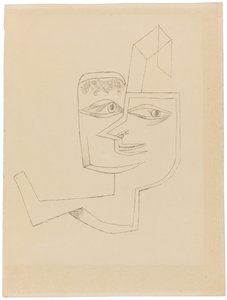 Portret van een coole vrouw, 1919 door Paul Klee