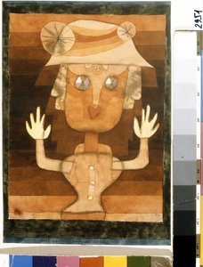 Poupee. Schilderij van Paul Klee (1879-1940)