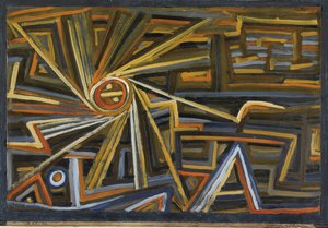Rayonnement et Rotation door Paul Klee