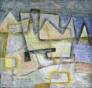 Rotsachtige kust door Paul Klee