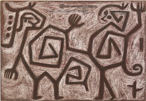 Ruzieduet, 1938 door Paul Klee