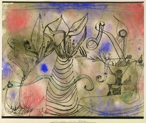 Stilleven met slang door Paul Klee
