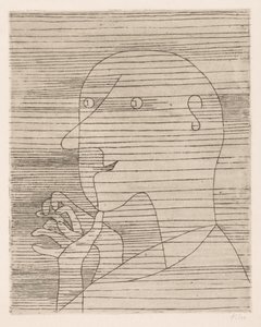 De Rekenende Oude Man door Paul Klee