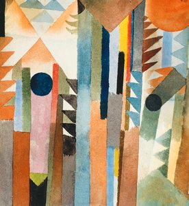 Het bos dat uit het zaad groeide door Paul Klee