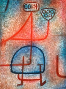 De mooie tuinierster door Paul Klee